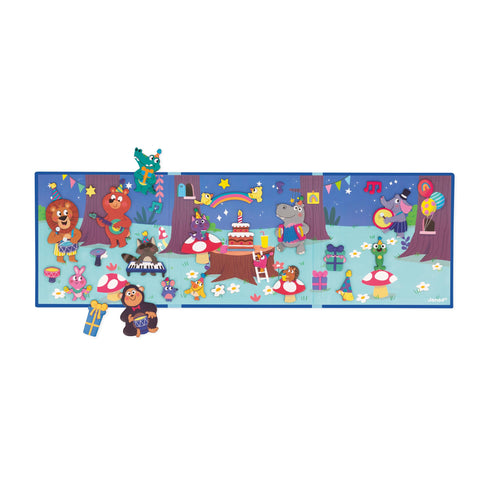 Janod Animal Party Magneti'Stories - 30-Piece Party Play