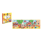 Janod Firefighters Magneti'Stories - 30-Piece Rescue Play