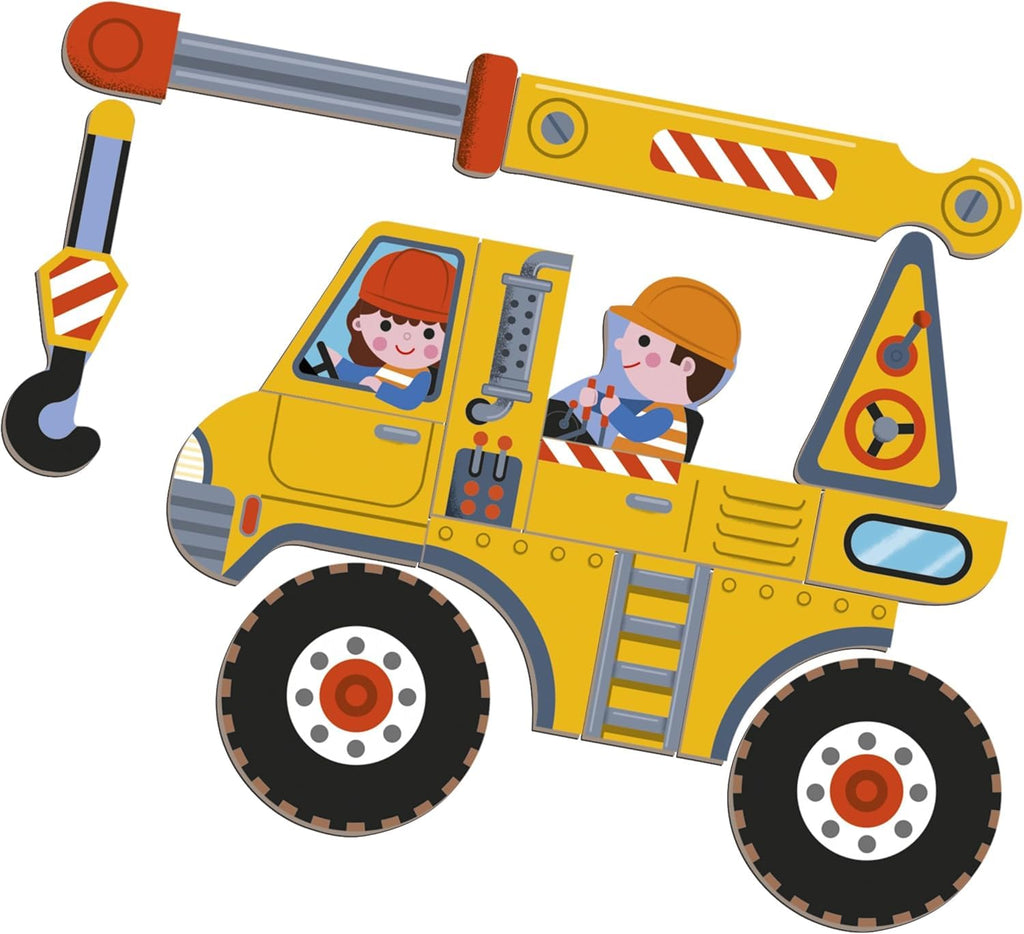 Janod Construction Magneti'Book - 50 Magnets for Builder Fun