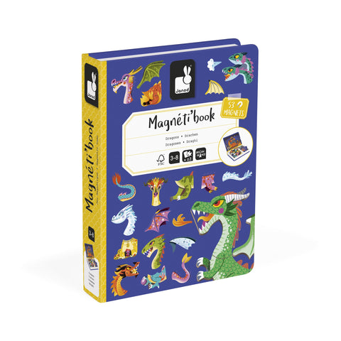 Janod Dragons Magneti'Book - 53 Magnets for Epic Adventures