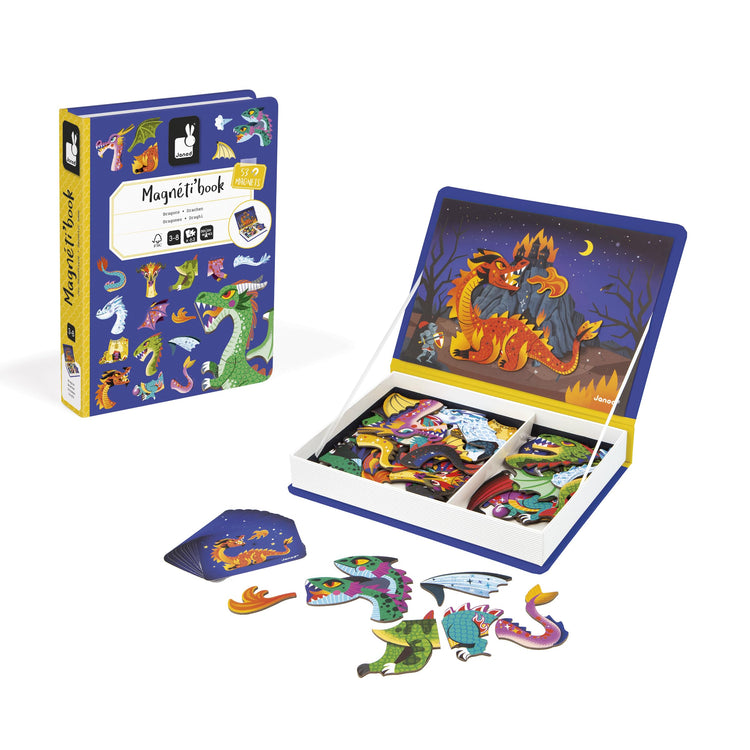 Janod Dragons Magneti'Book - 53 Magnets for Epic Adventures