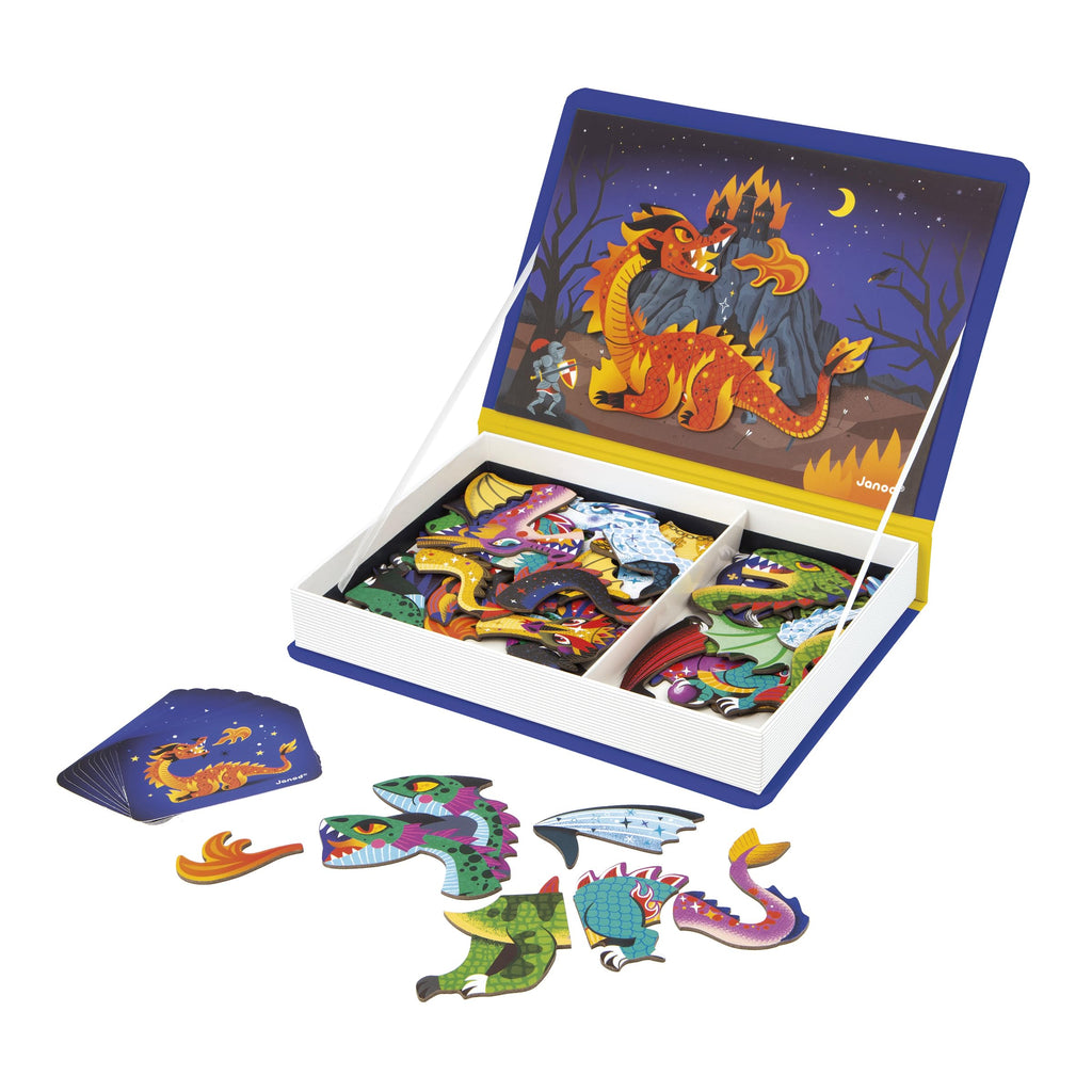 Janod Dragons Magneti'Book - 53 Magnets for Epic Adventures