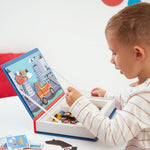 Janod Firefighters Magneti'Book - 60 Magnets for Rescue Fun