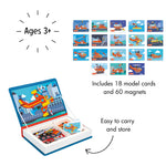 Janod Firefighters Magneti'Book - 60 Magnets for Rescue Fun