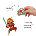 Janod Magneti'Book History - 60 Magnets and 12 Model Cards