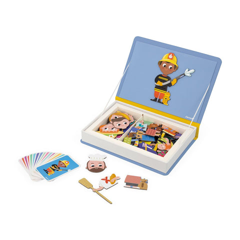 Janod Jobs Magneti'Book - 48 Magnets for 16 Career Stories