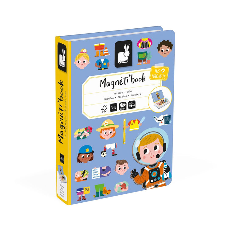 Janod Jobs Magneti'Book - 48 Magnets for 16 Career Stories