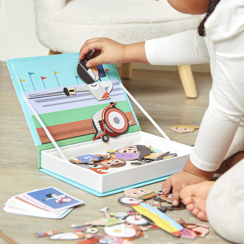 Janod Sports Magneti'Book - 48 Magnets for 16 Sports Stories