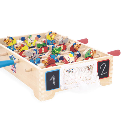 Janod Mini Table Hockey - 12 Players, 3 Balls, FSC Wood
