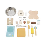 Janod My Bakery - 19-piece Wooden Pastry Set for Little Bakers