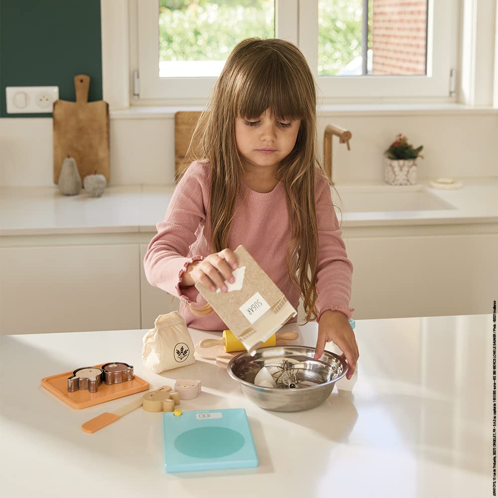 Janod My Bakery - 19-piece Wooden Pastry Set for Little Bakers