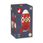 Janod Magnetic Rocket Kit - 5-Piece Wooden Space Adventure