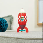 Janod Magnetic Rocket Kit - 5-Piece Wooden Space Adventure
