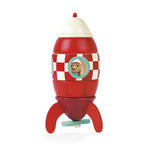 Janod Magnetic Rocket Kit - 5-Piece Wooden Space Adventure