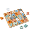 Janod Alphabet Puzzle - 3-In-1 Wooden ABC Learning Board