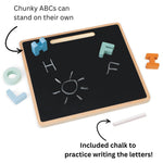 Janod Alphabet Puzzle - 3-In-1 Wooden ABC Learning Board
