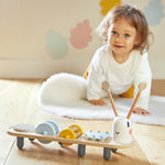 Janod Caterpillar Wooden Music Stand - 5 Instruments for Sensory Play