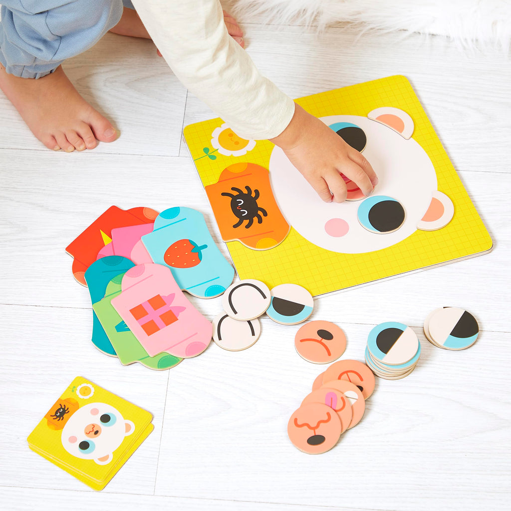 Janod Emotions Bear Magnetic Game - Fun Emotional Learning