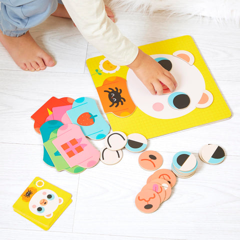 Janod Emotions Bear Magnetic Game - Fun Emotional Learning