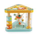 Janod Tropik Pyramid - 7-In-1 Wooden Activity Fun for Toddlers