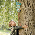 Janod Tropik Chameleon - Wooden Pull-Along with Silent Wheels