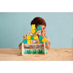 Janod Tropik Balance Game - 1 Bridge & 15 Wooden Jungle Stacking Pieces