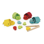 Janod Whale Sorting Game - 17 Pieces for Colors and Shapes