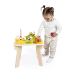 Janod Farm Activity Table - 8 Wooden Games for Toddlers