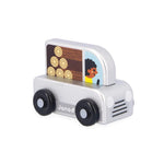 Janod Countryside Pickup Truck - FSC Wooden Push-Along Toy