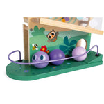 Janod Caterpillar Ball Track - Wooden Ramp Run for Toddlers