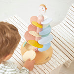 Janod Bird Descender - Wooden Slide with Rolling Marbles