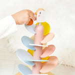 Janod Bird Descender - Wooden Slide with Rolling Marbles