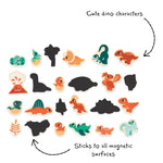 Janod Dino Magnets - Wooden Set for Creative Storytelling