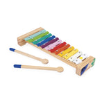 Janod Wooden Xylophone - 12 Keys With 2 Drumsticks for Fun