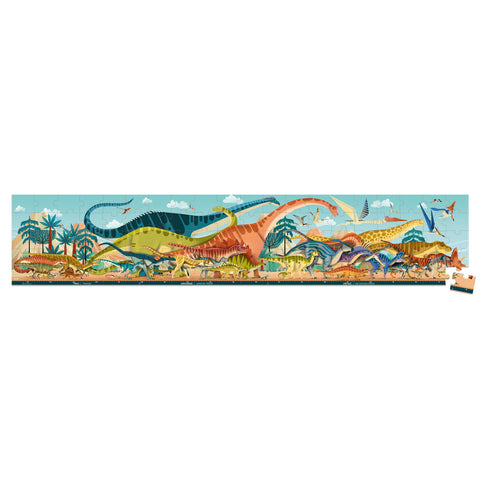 Janod Dino Panorama Puzzle - 100 Pieces for Ages 6 and up