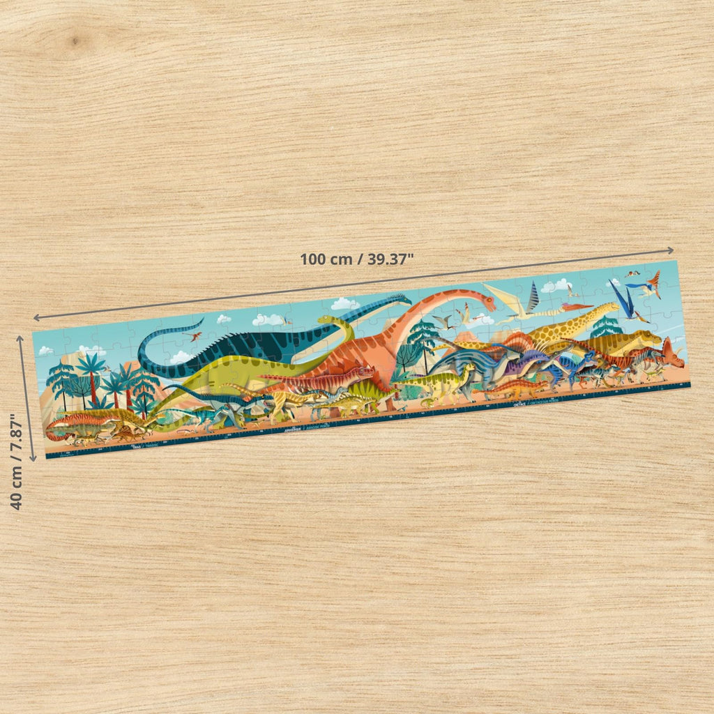 Janod Dino Panorama Puzzle - 100 Pieces for Ages 6 and up