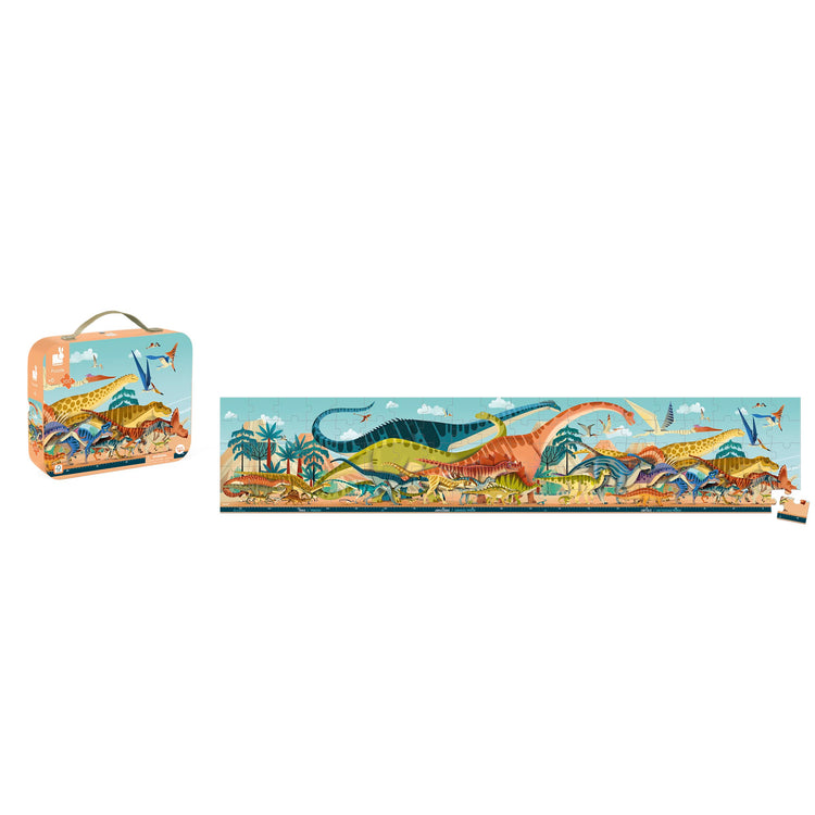 Janod Dino Panorama Puzzle - 100 Pieces for Ages 6 and up
