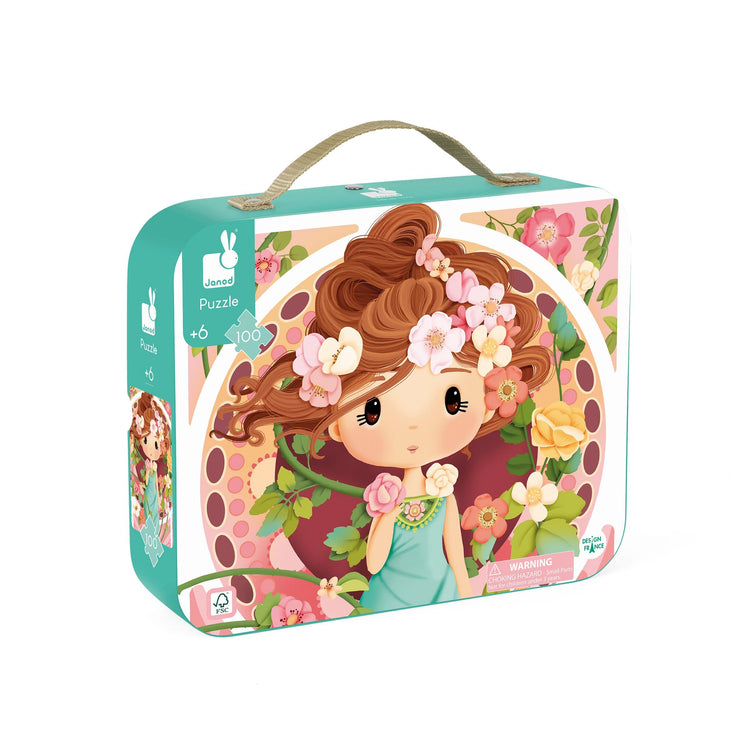 Janod Mucha Puzzle - 100 Pieces in a Giftable Carry Case