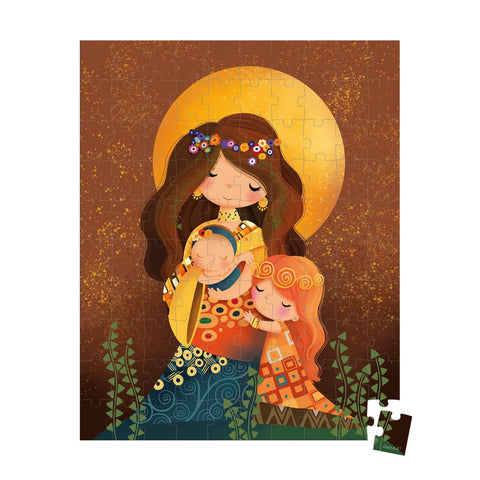 Janod Klimt Puzzle - 100 Pieces in a Giftable Carry Case