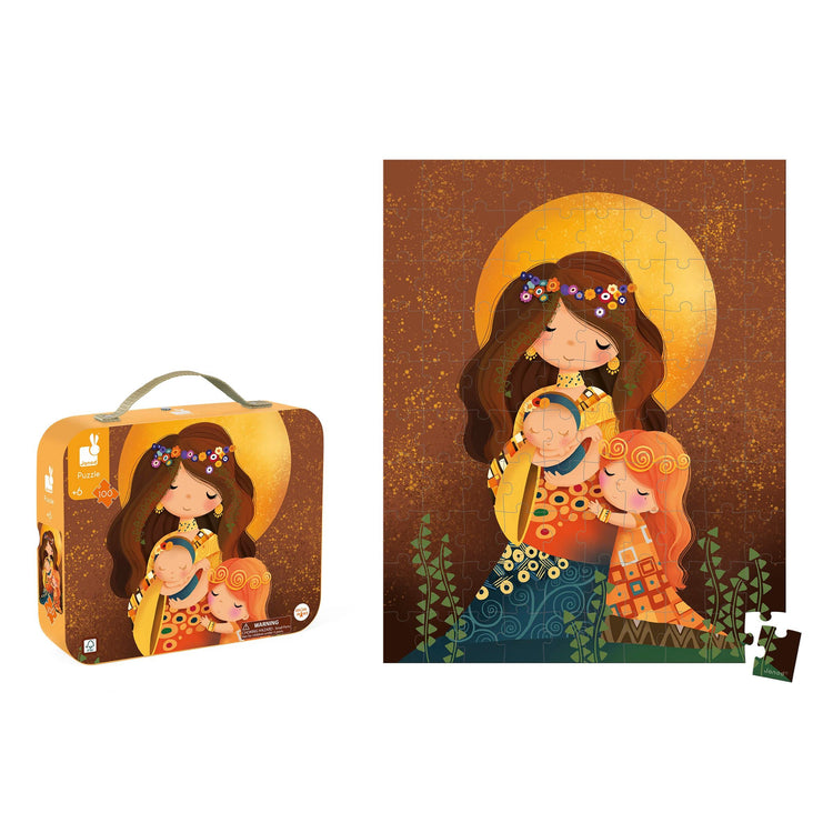 Janod Klimt Puzzle - 100 Pieces in a Giftable Carry Case