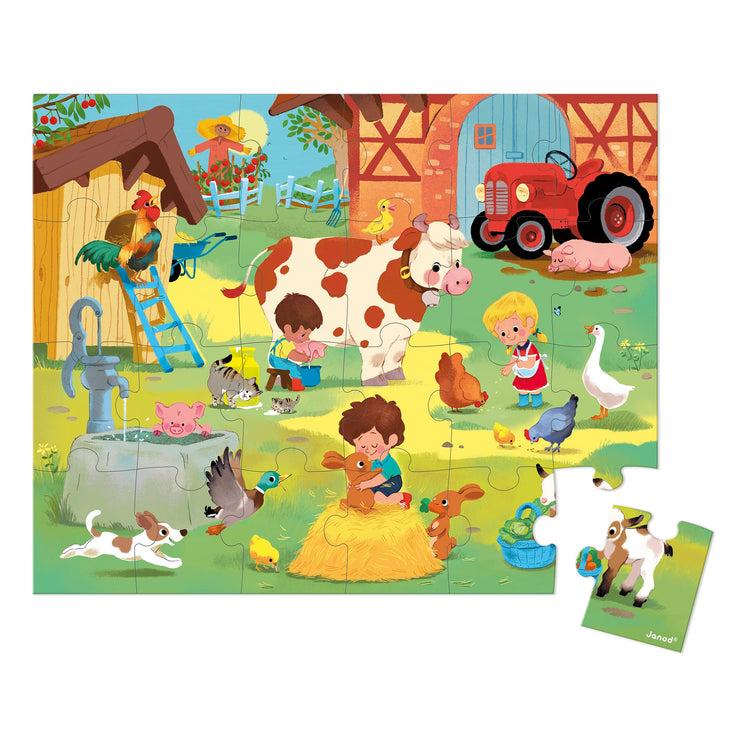 Janod Day at the Palace Puzzle - 24 Pieces With Carry Case
