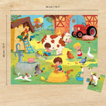 Janod Day at the Palace Puzzle - 24 Pieces With Carry Case