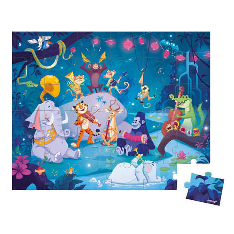Janod Summer Festivities Puzzle - 36 Pieces in Gift Case