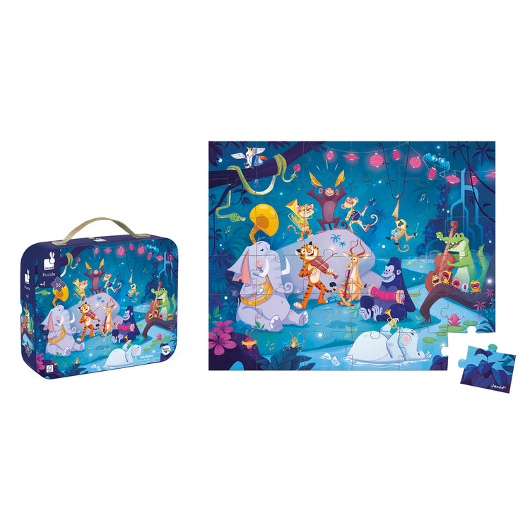 Janod Summer Festivities Puzzle - 36 Pieces in Gift Case