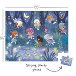 Janod Fairies Water Lilies Puzzle - 36 Pieces With Case