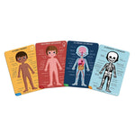 Janod Human Body Puzzle Set - 4 Giant Glow-in-Dark Puzzles