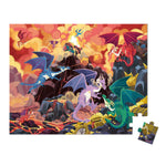 Janod Fiery Dragons Puzzle - 54 Pieces With Carrying Case