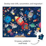 Janod Rocket Rabbits Puzzle - 54 Pieces in a Carrying Case