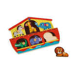 Janod Noah's Ark Peg Puzzle - 6 Animals for Toddlers