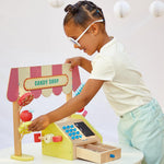 Janod Applepop Candy Shop - 20-Piece Wooden Sweet Stand